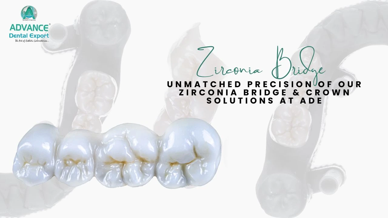 Superior Precision of Our Zirconia Bridge & Crown Solutions